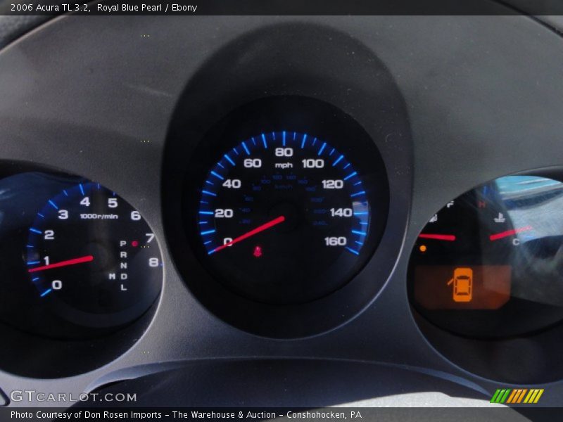 Royal Blue Pearl / Ebony 2006 Acura TL 3.2