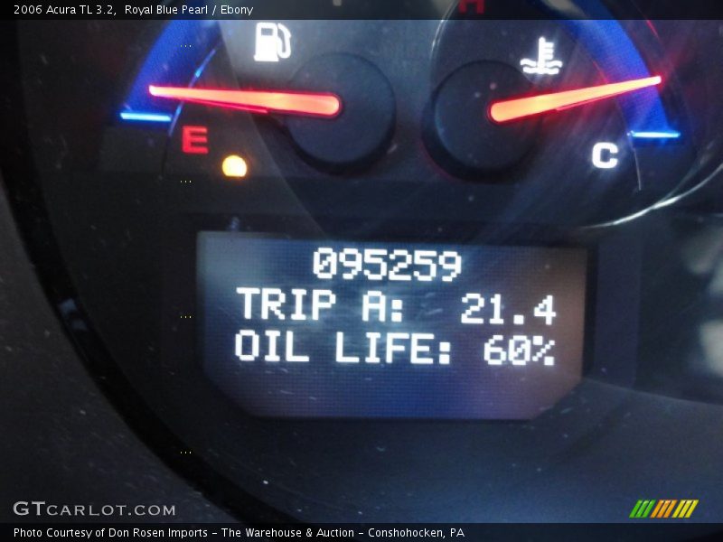 Royal Blue Pearl / Ebony 2006 Acura TL 3.2
