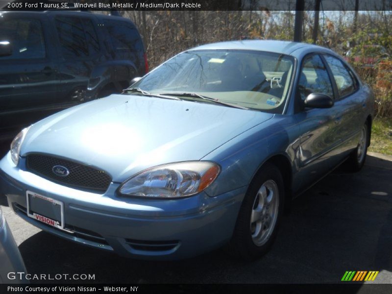 Windveil Blue Metallic / Medium/Dark Pebble 2005 Ford Taurus SE