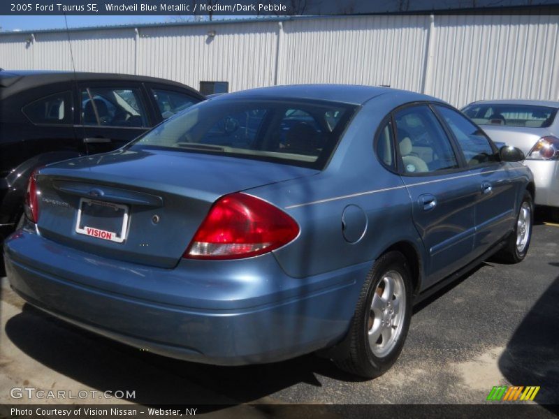 Windveil Blue Metallic / Medium/Dark Pebble 2005 Ford Taurus SE