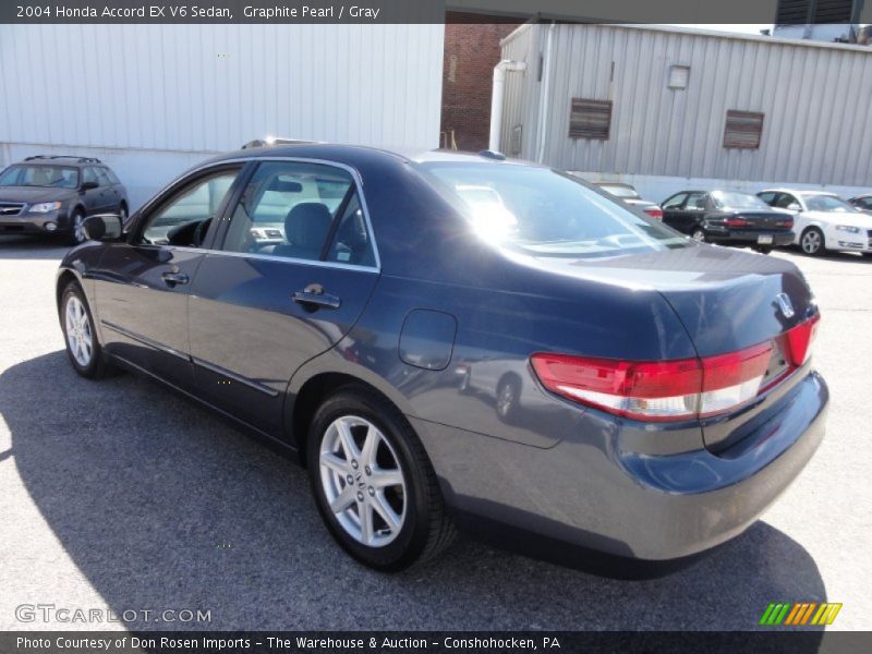 Graphite Pearl / Gray 2004 Honda Accord EX V6 Sedan