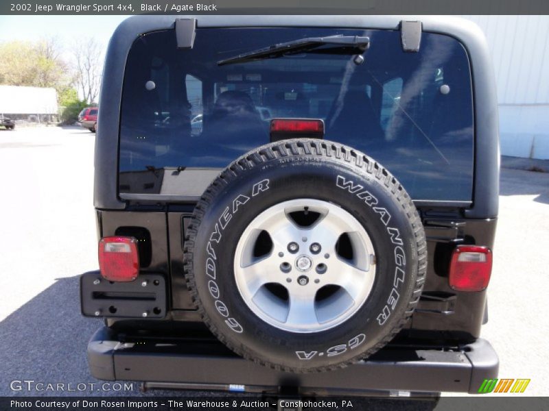 Black / Agate Black 2002 Jeep Wrangler Sport 4x4