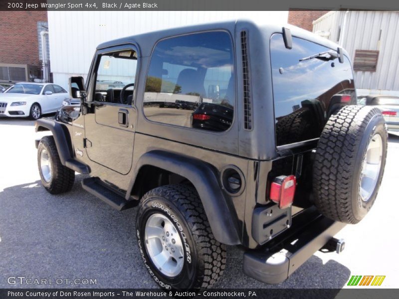 Black / Agate Black 2002 Jeep Wrangler Sport 4x4