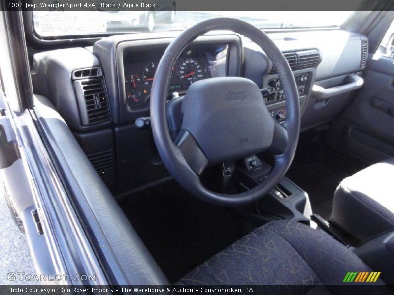 Black / Agate Black 2002 Jeep Wrangler Sport 4x4
