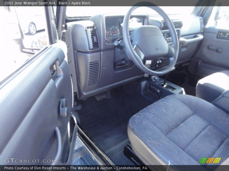 Black / Agate Black 2002 Jeep Wrangler Sport 4x4