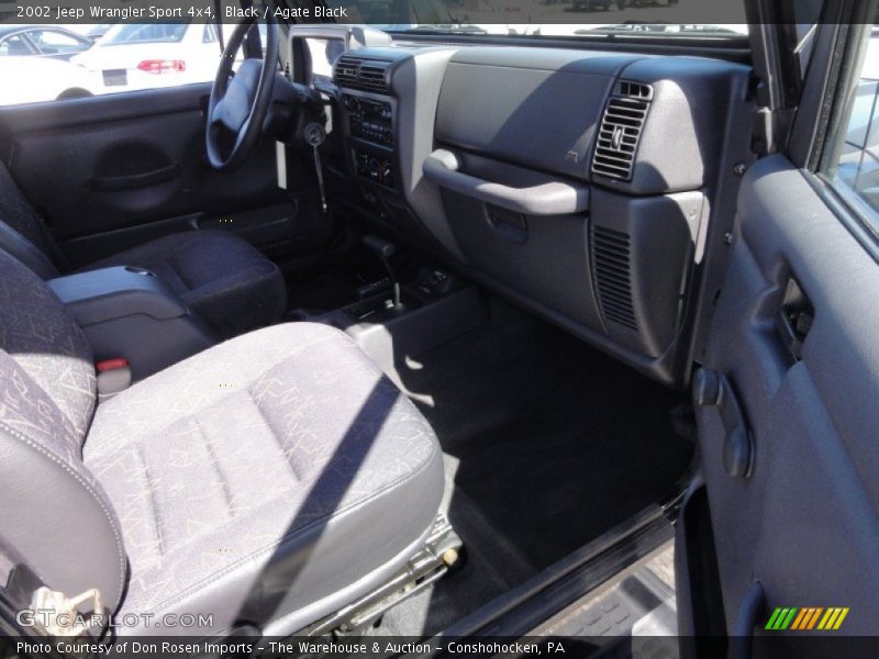 Black / Agate Black 2002 Jeep Wrangler Sport 4x4