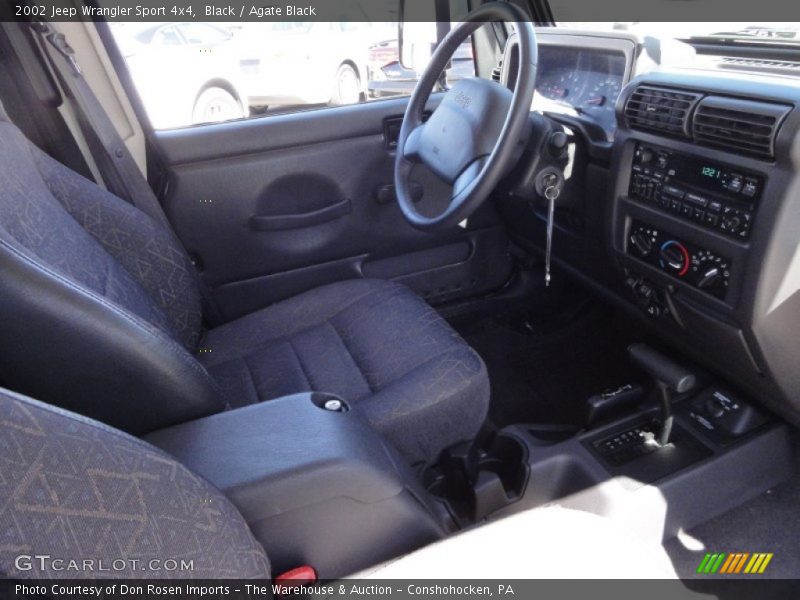 Black / Agate Black 2002 Jeep Wrangler Sport 4x4