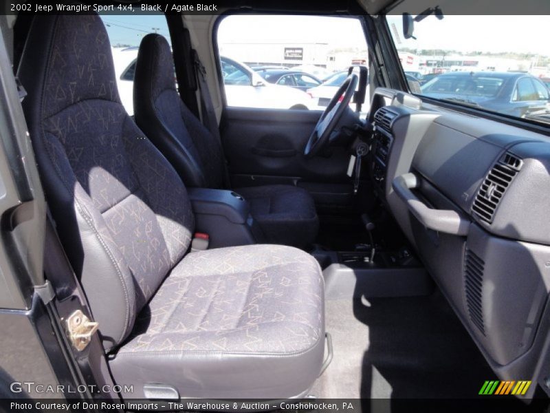 Black / Agate Black 2002 Jeep Wrangler Sport 4x4