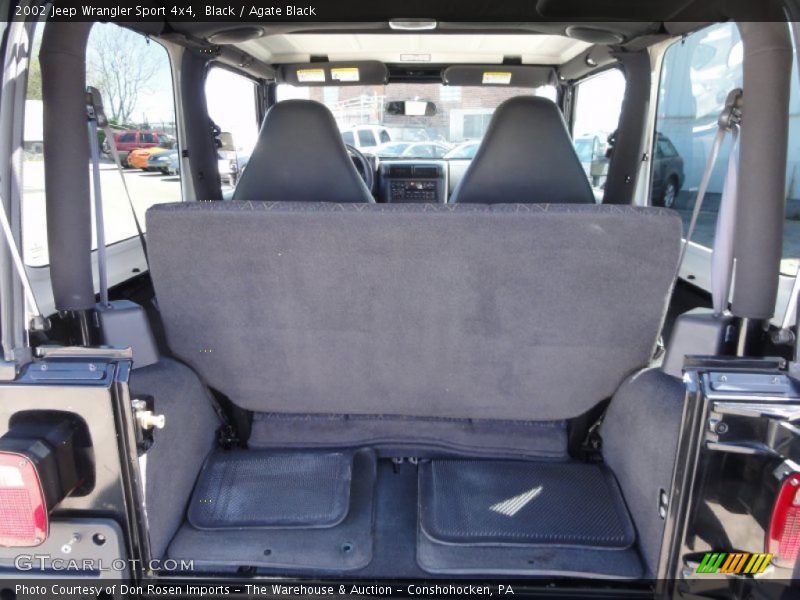 Black / Agate Black 2002 Jeep Wrangler Sport 4x4