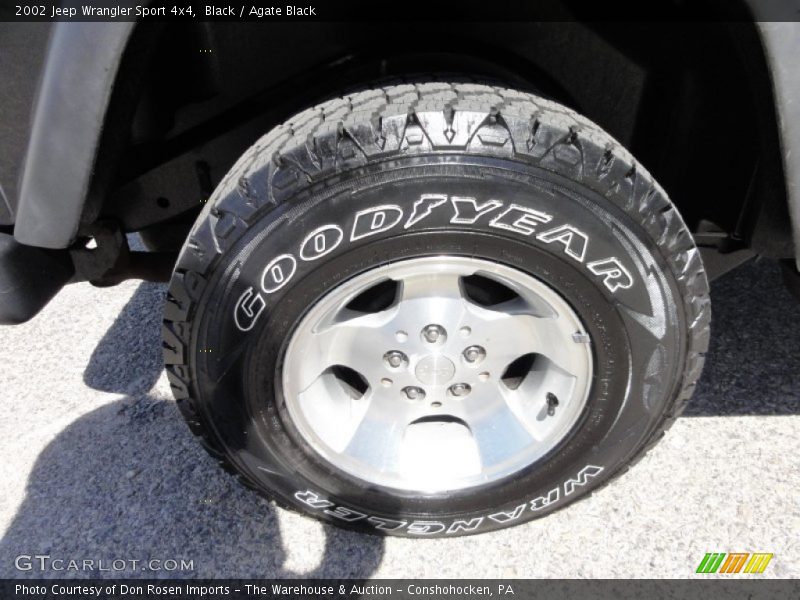 Black / Agate Black 2002 Jeep Wrangler Sport 4x4