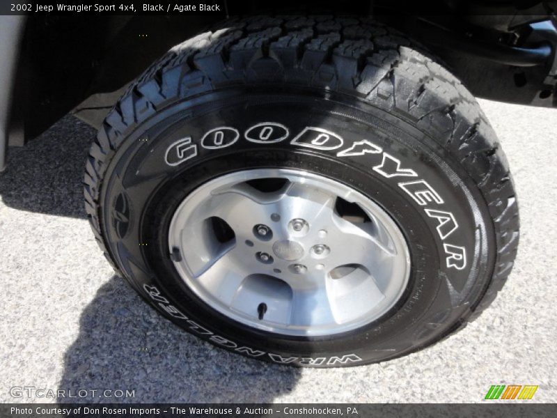 Black / Agate Black 2002 Jeep Wrangler Sport 4x4