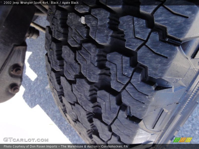 Black / Agate Black 2002 Jeep Wrangler Sport 4x4
