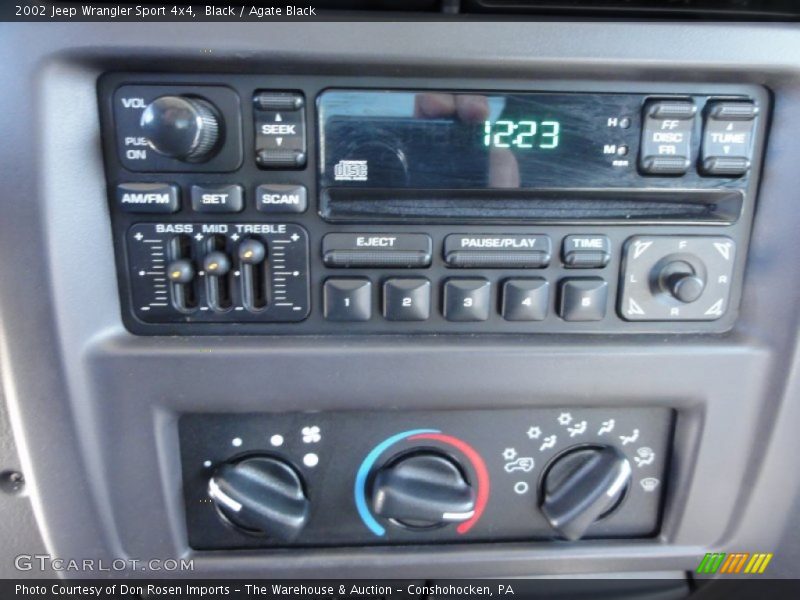 Black / Agate Black 2002 Jeep Wrangler Sport 4x4