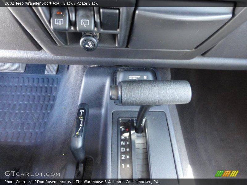 Black / Agate Black 2002 Jeep Wrangler Sport 4x4