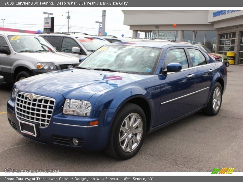 Deep Water Blue Pearl / Dark Slate Gray 2009 Chrysler 300 Touring