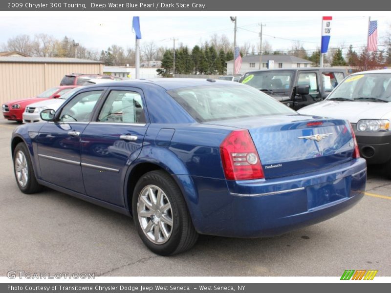 Deep Water Blue Pearl / Dark Slate Gray 2009 Chrysler 300 Touring