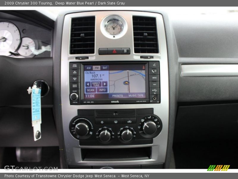 Deep Water Blue Pearl / Dark Slate Gray 2009 Chrysler 300 Touring