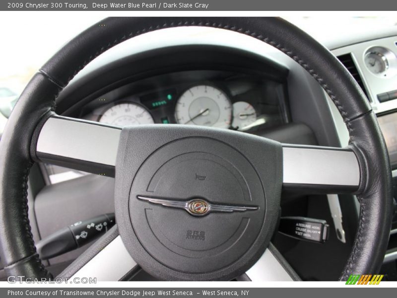 Deep Water Blue Pearl / Dark Slate Gray 2009 Chrysler 300 Touring