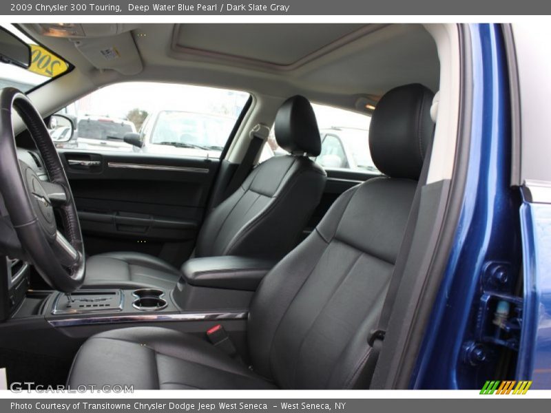 Deep Water Blue Pearl / Dark Slate Gray 2009 Chrysler 300 Touring