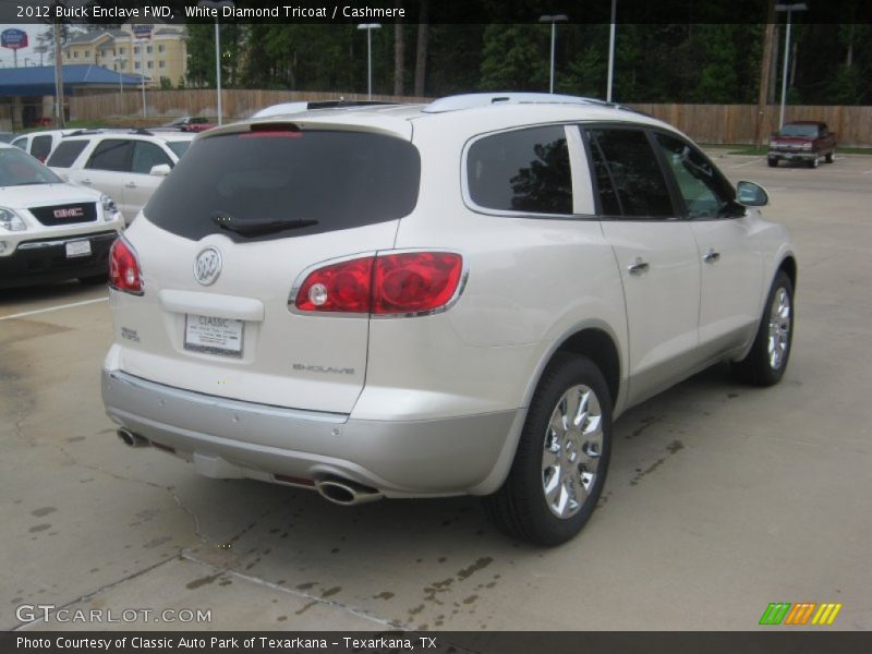 White Diamond Tricoat / Cashmere 2012 Buick Enclave FWD