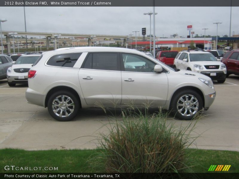 White Diamond Tricoat / Cashmere 2012 Buick Enclave FWD