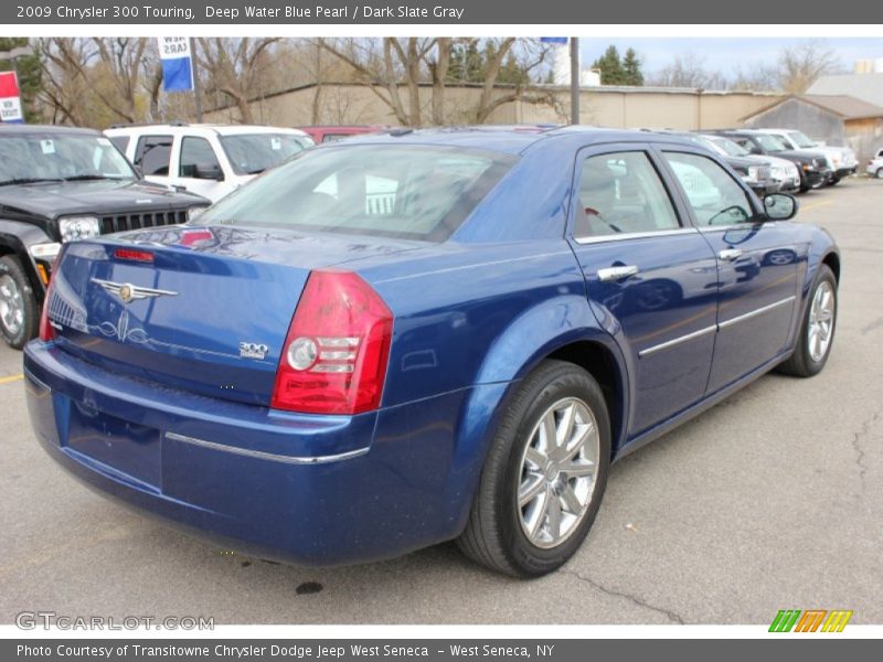 Deep Water Blue Pearl / Dark Slate Gray 2009 Chrysler 300 Touring