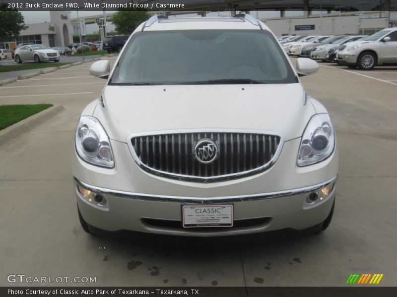 White Diamond Tricoat / Cashmere 2012 Buick Enclave FWD