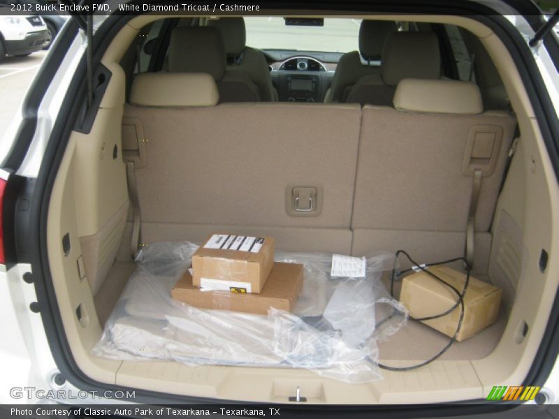 White Diamond Tricoat / Cashmere 2012 Buick Enclave FWD