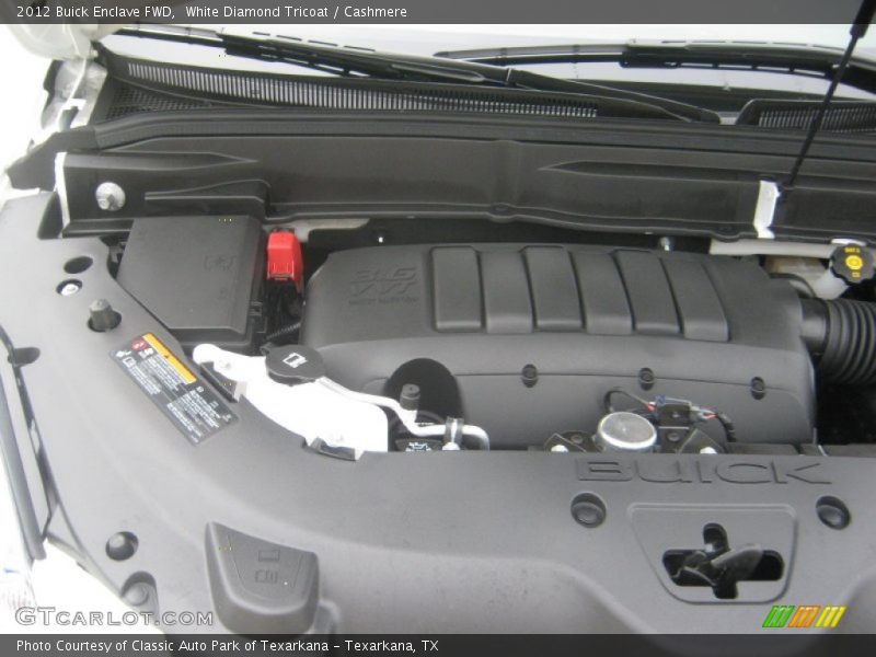White Diamond Tricoat / Cashmere 2012 Buick Enclave FWD