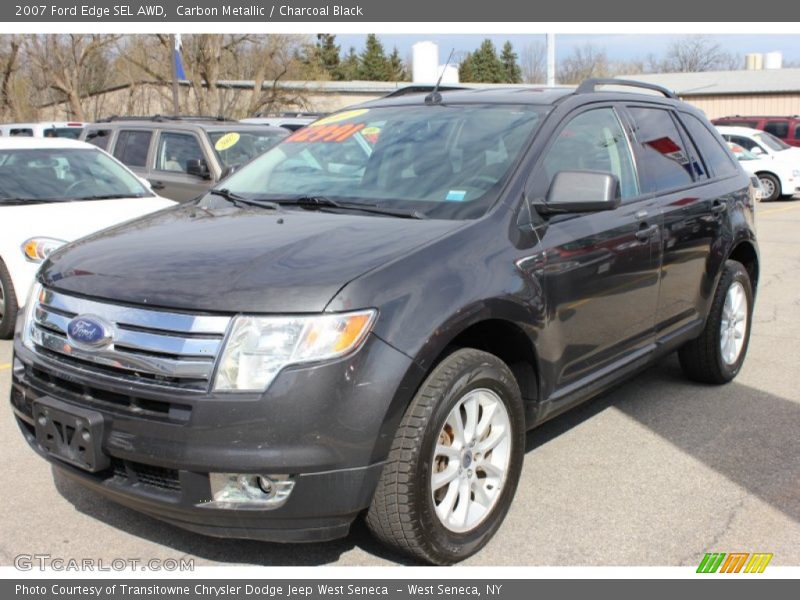 Carbon Metallic / Charcoal Black 2007 Ford Edge SEL AWD