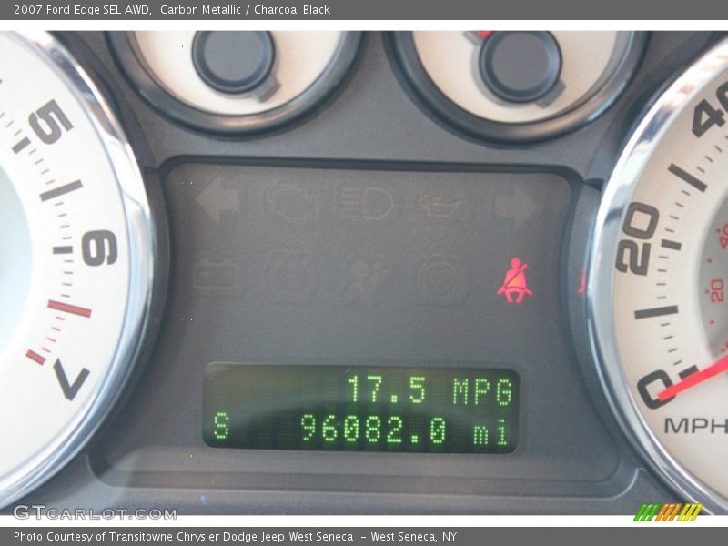 Carbon Metallic / Charcoal Black 2007 Ford Edge SEL AWD