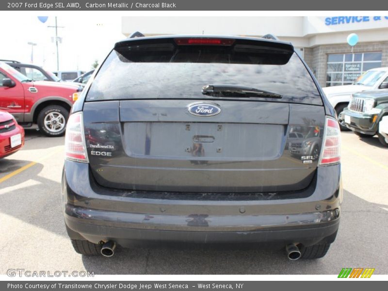 Carbon Metallic / Charcoal Black 2007 Ford Edge SEL AWD
