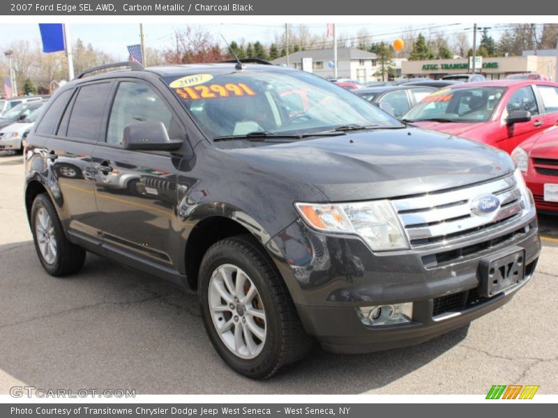 Carbon Metallic / Charcoal Black 2007 Ford Edge SEL AWD