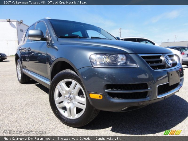 Offroad Grey Metallic / Teak 2007 Volkswagen Touareg V8