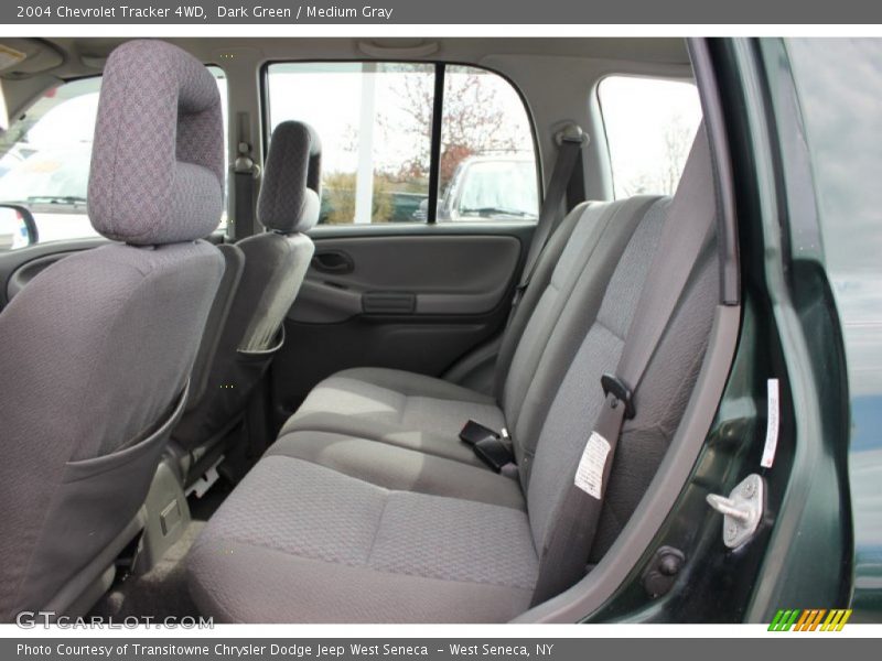 Dark Green / Medium Gray 2004 Chevrolet Tracker 4WD