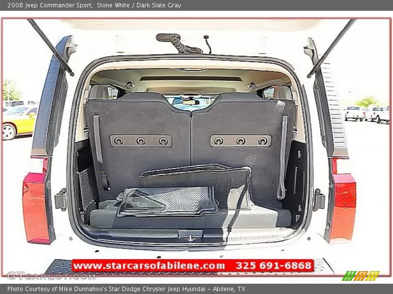Stone White / Dark Slate Gray 2008 Jeep Commander Sport