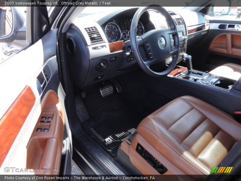 Offroad Grey Metallic / Teak 2007 Volkswagen Touareg V8