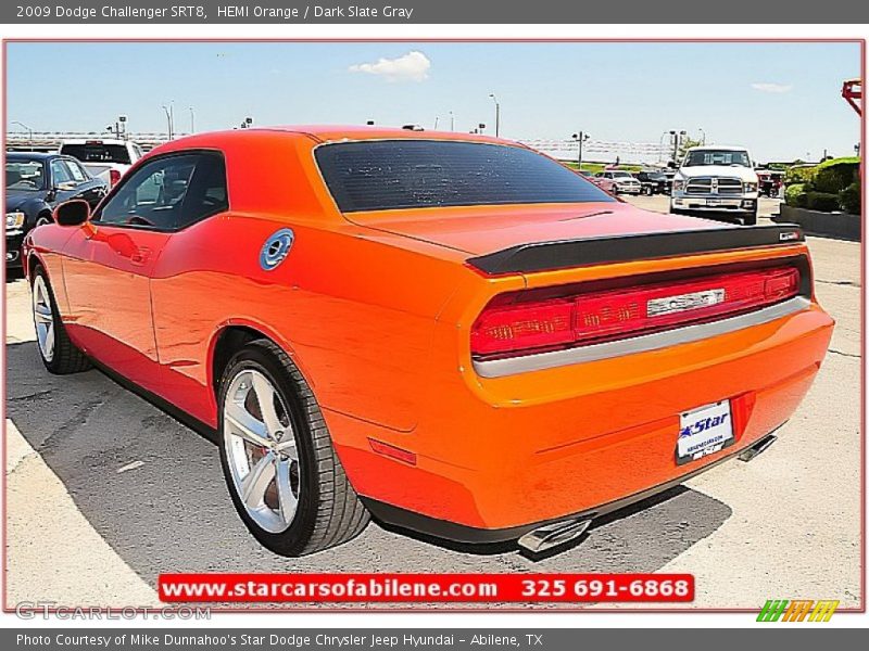 HEMI Orange / Dark Slate Gray 2009 Dodge Challenger SRT8