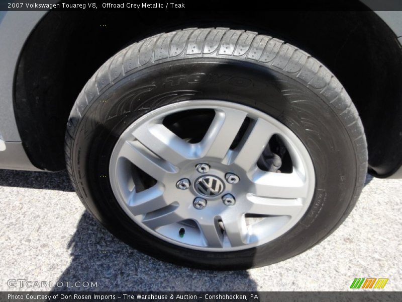Offroad Grey Metallic / Teak 2007 Volkswagen Touareg V8