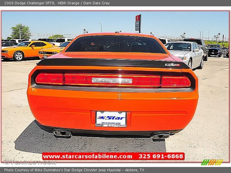 HEMI Orange / Dark Slate Gray 2009 Dodge Challenger SRT8