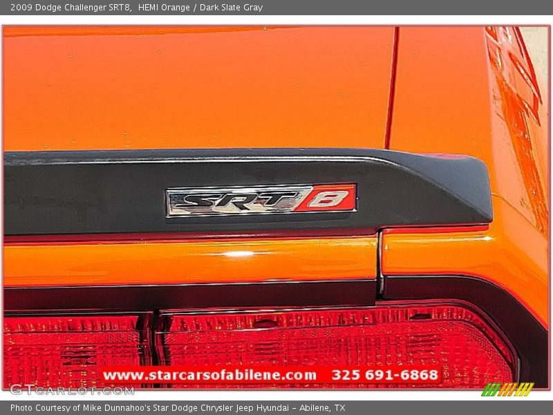 HEMI Orange / Dark Slate Gray 2009 Dodge Challenger SRT8
