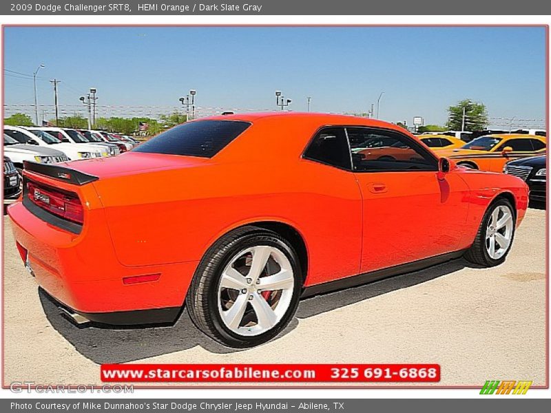 HEMI Orange / Dark Slate Gray 2009 Dodge Challenger SRT8