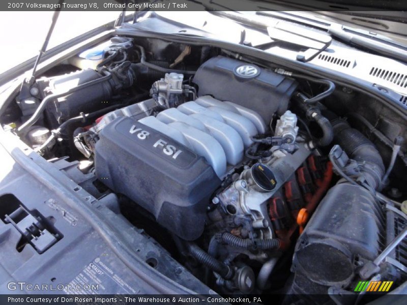  2007 Touareg V8 Engine - 4.2 Liter DOHC 32-Valve VVT V8