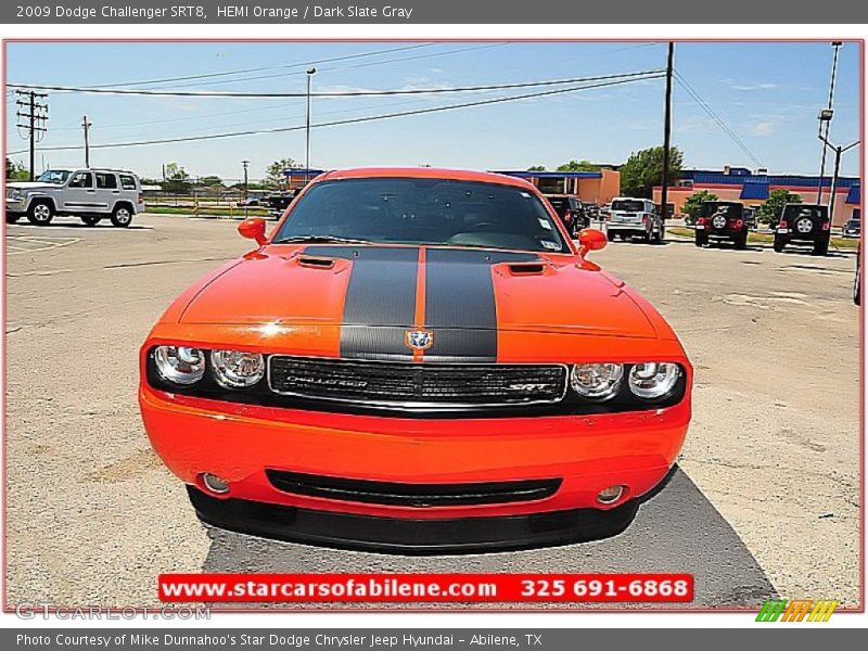 HEMI Orange / Dark Slate Gray 2009 Dodge Challenger SRT8