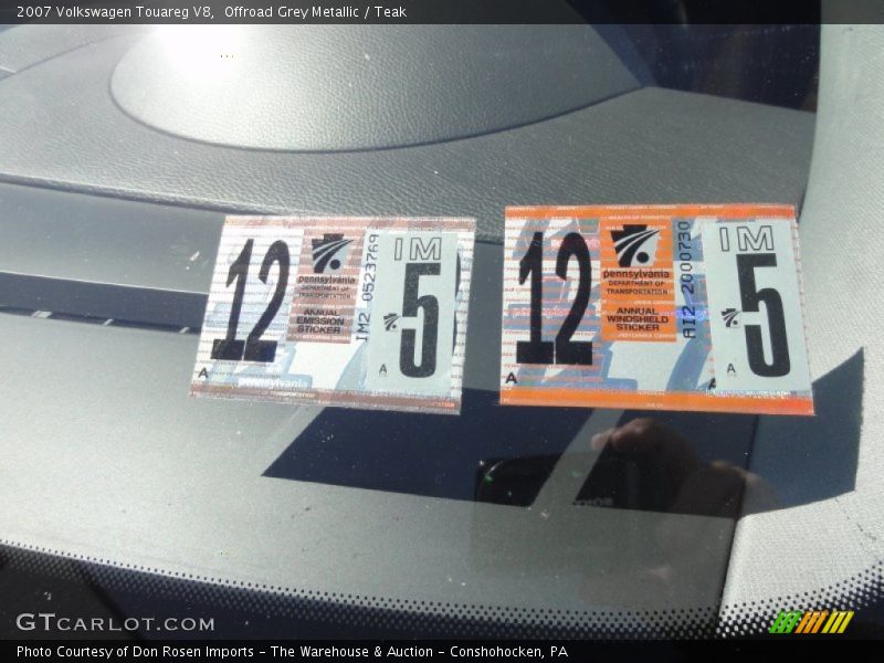 Offroad Grey Metallic / Teak 2007 Volkswagen Touareg V8