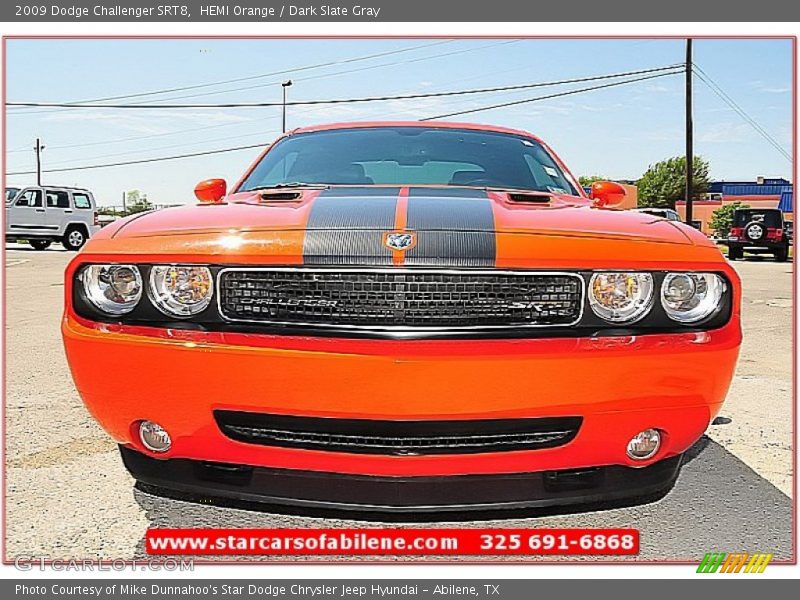 HEMI Orange / Dark Slate Gray 2009 Dodge Challenger SRT8