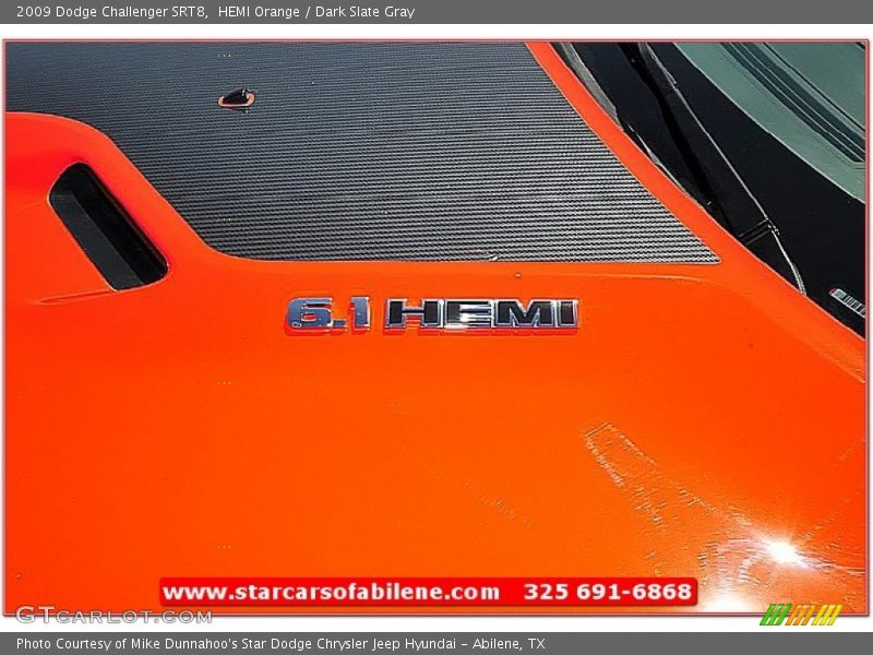 HEMI Orange / Dark Slate Gray 2009 Dodge Challenger SRT8
