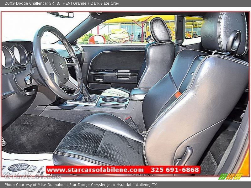 HEMI Orange / Dark Slate Gray 2009 Dodge Challenger SRT8