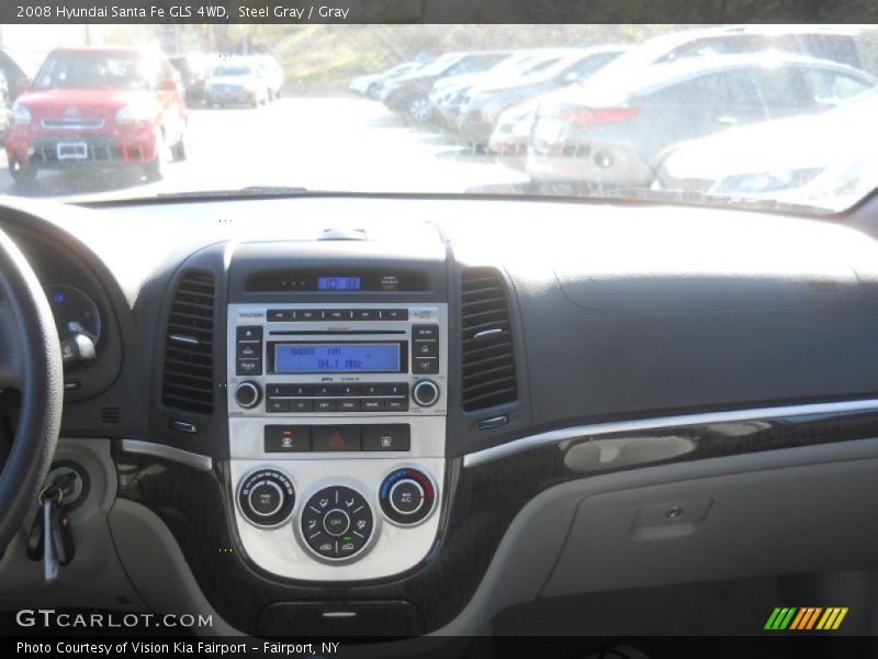 Steel Gray / Gray 2008 Hyundai Santa Fe GLS 4WD