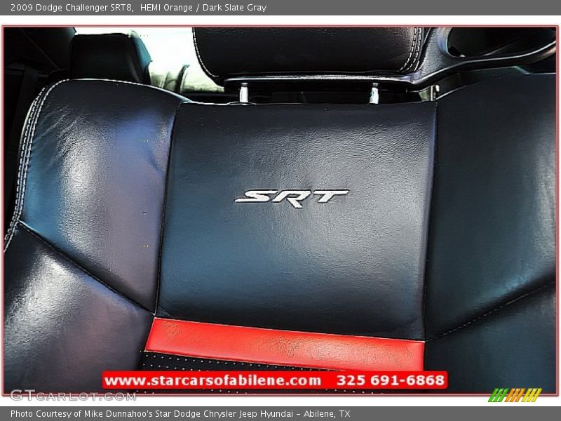 HEMI Orange / Dark Slate Gray 2009 Dodge Challenger SRT8